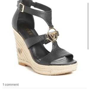 Guess Janessa Wedge 6.5 Brand New